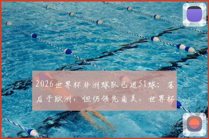 2026世界杯非洲球队已进51球：落后于欧洲，但仍领先南美，世界杯大洲进球实力对比分析
